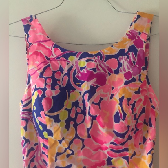 Lilly Pulitzer Courtney Mini Dress in Brilliant Blue Catch And Release Size 4 - Picture 9 of 16